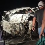 Colisão frontal deixa dois feridos na BR-230 entre Patos e São Mamede na Paraíba