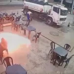 Ignorância incendiária: vídeo mostra que cigarro aceso em posto de Timon (MA) quase causa tragédia durante abastecimento