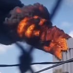 Vídeo mostra fogo consumindo promessa de novo marco religioso em Natal (RN)