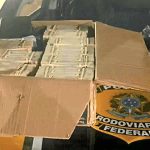 746 mil apreendidos em caixa de papelão entre SP e Minas