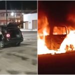 Mistério em Caririaçu: Homem destrói o próprio carro com fogo após derrubar cruz de igreja